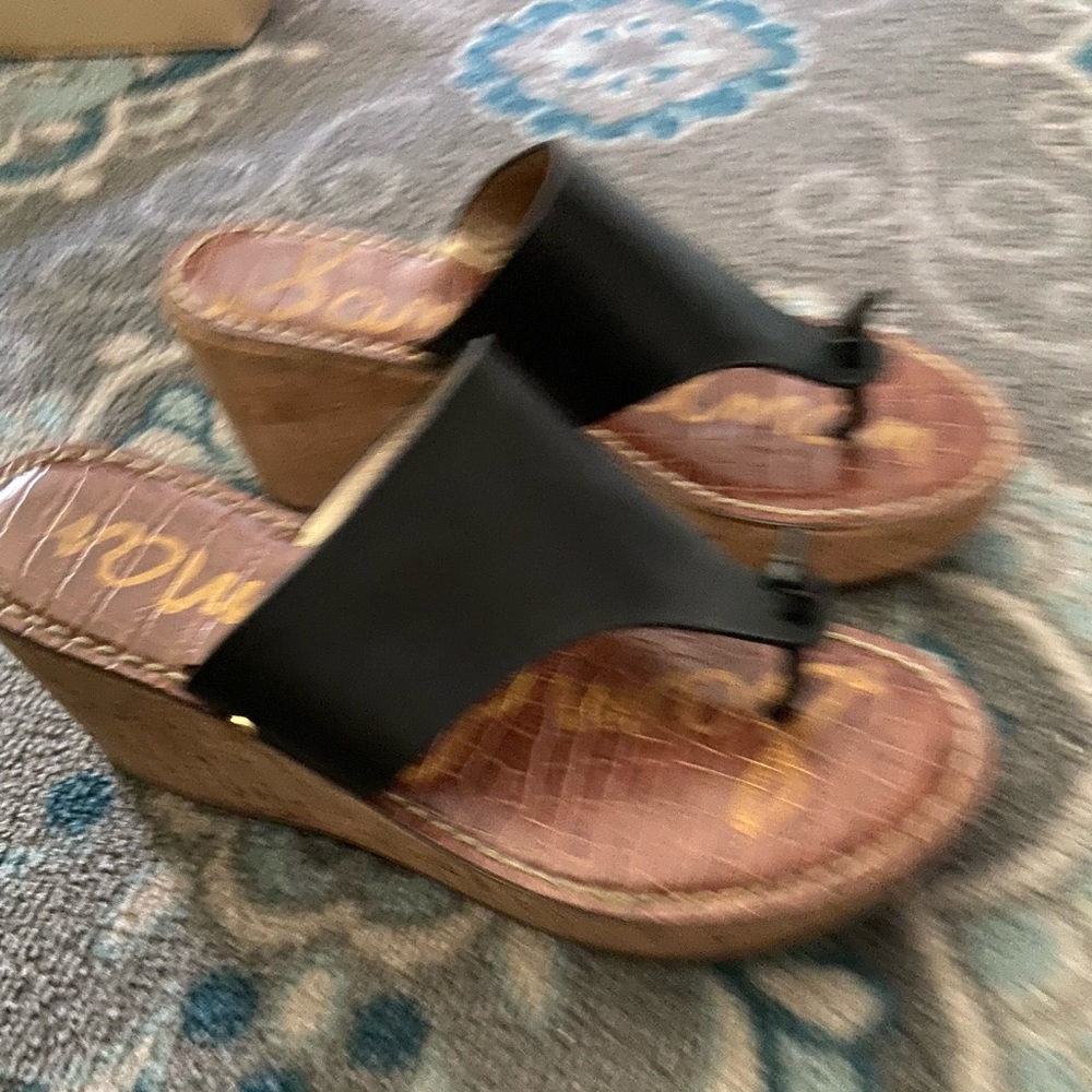 Sam Edelman wedge black